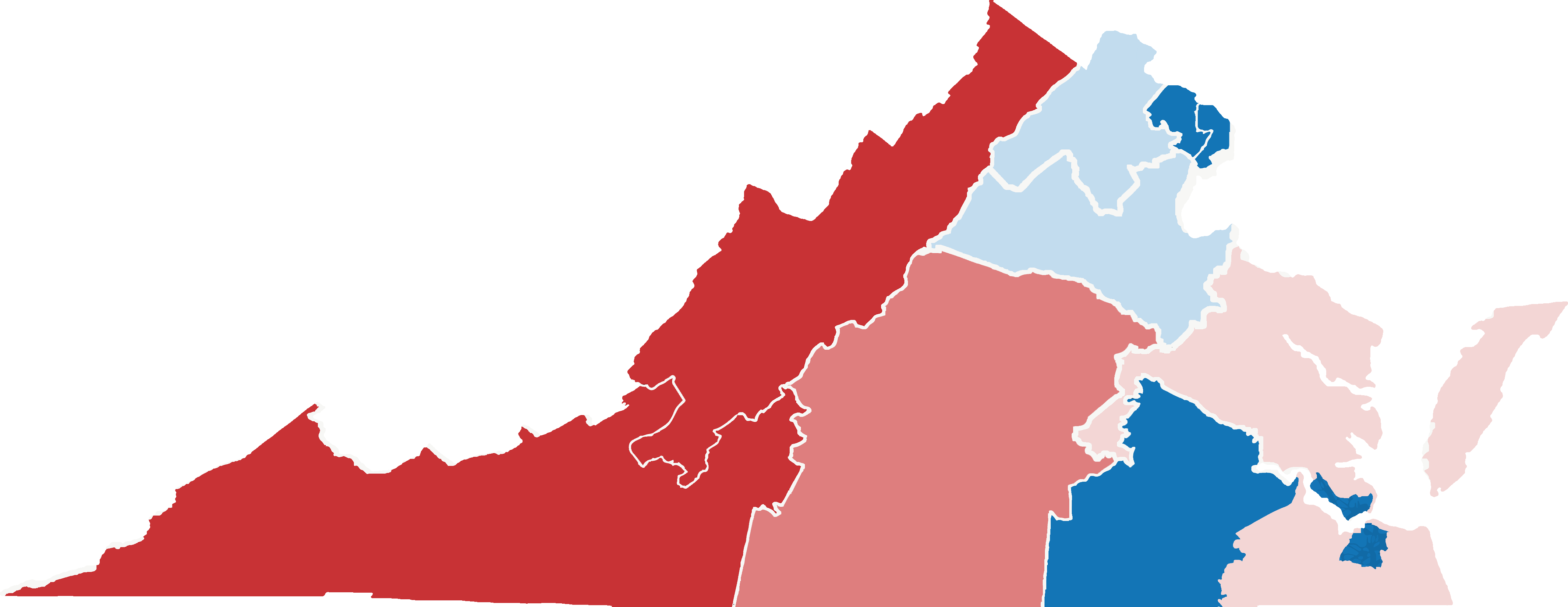 Current Virginia district map